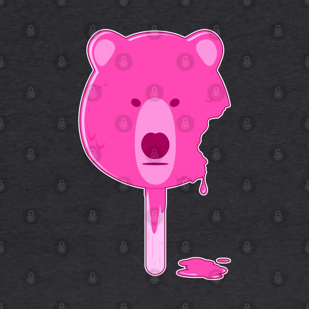 Pink Ice Cream Bear by ArtDiggs